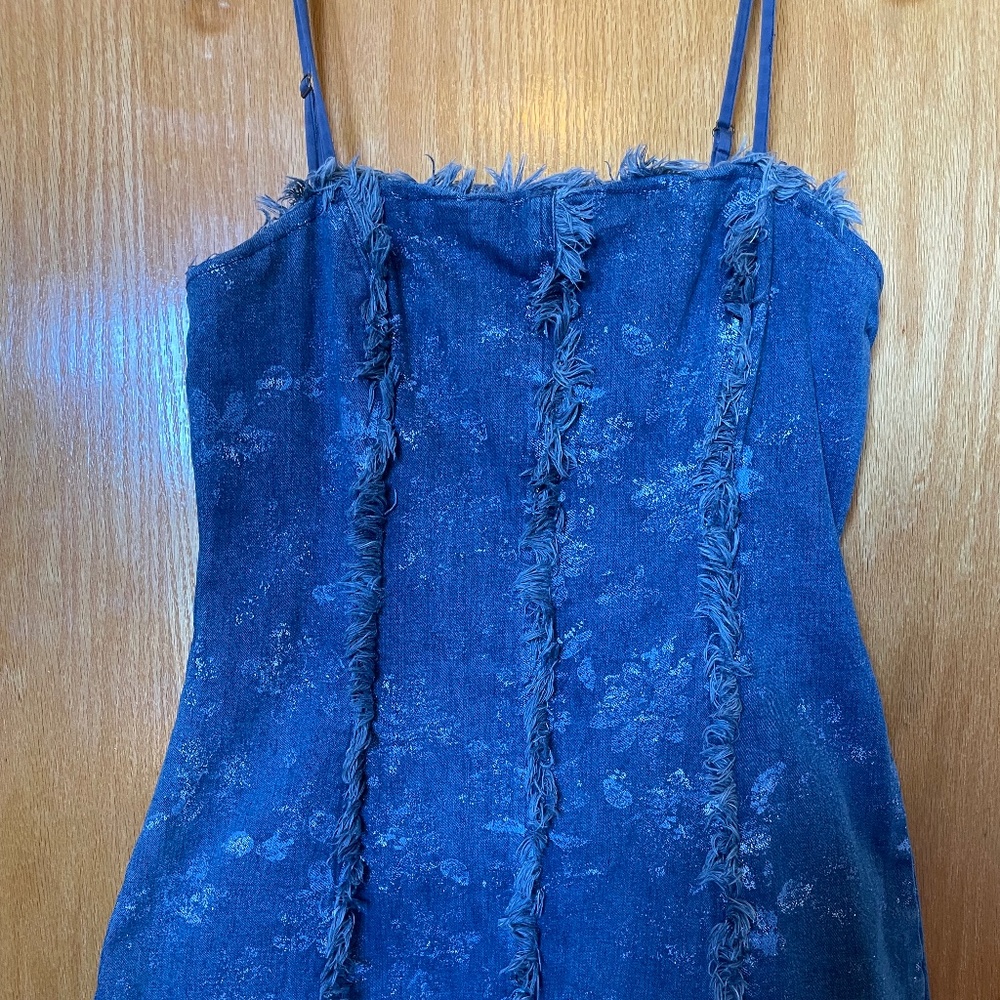 Remy Brook Mini Jean Dress Size 14